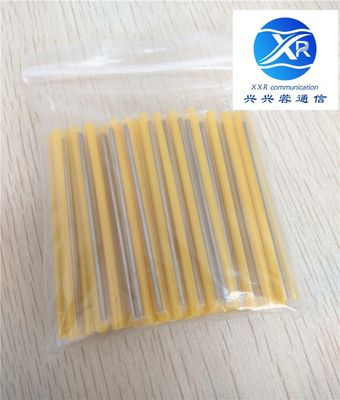 収縮温度 90～120℃ 光ファイバースプライススリーブ 直径 1.2 および 1.5 mm 使用温度範囲 -40～85℃