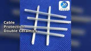 光ファイバーケーブル保護スリーブ耐久性のあるダブルセラミックロッド